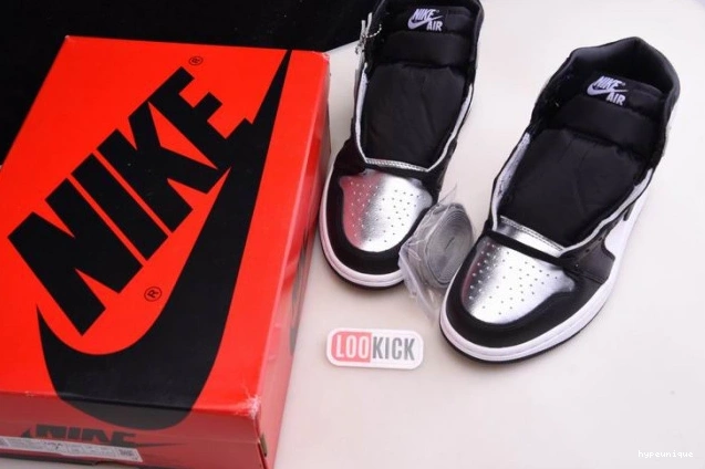 HYPE CD0461-001 SILVER 1 TOE JORDAN HIGH WMNS AIR OG 0724